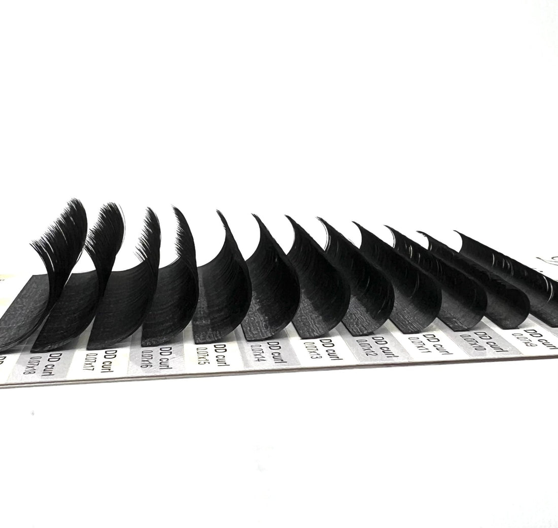 VIP Faux Mink Lash Extension 12 Lines DD Curl Mix 0.07 mm - DestGlow