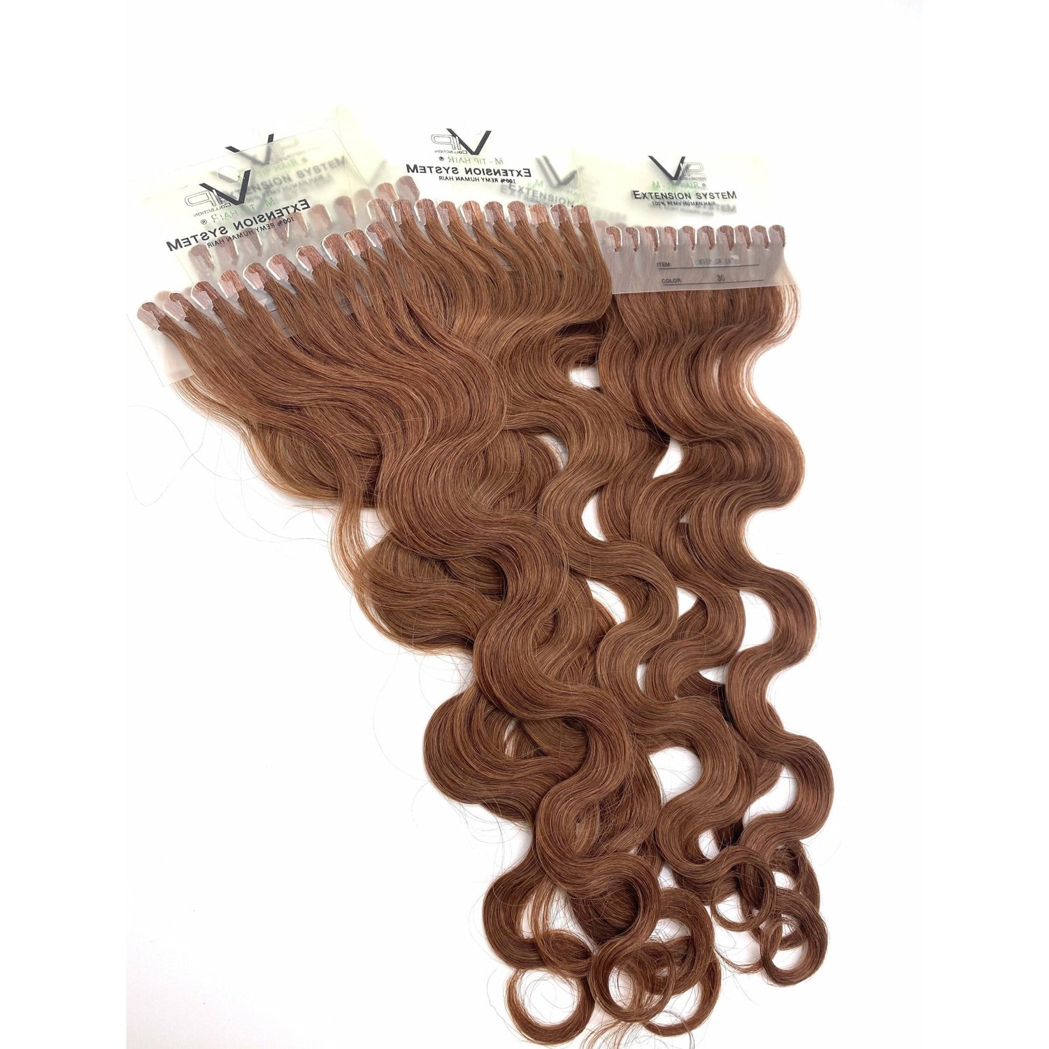 VIP M-Tip System (Tape Extensions 100 Strands) / Wavy 18"