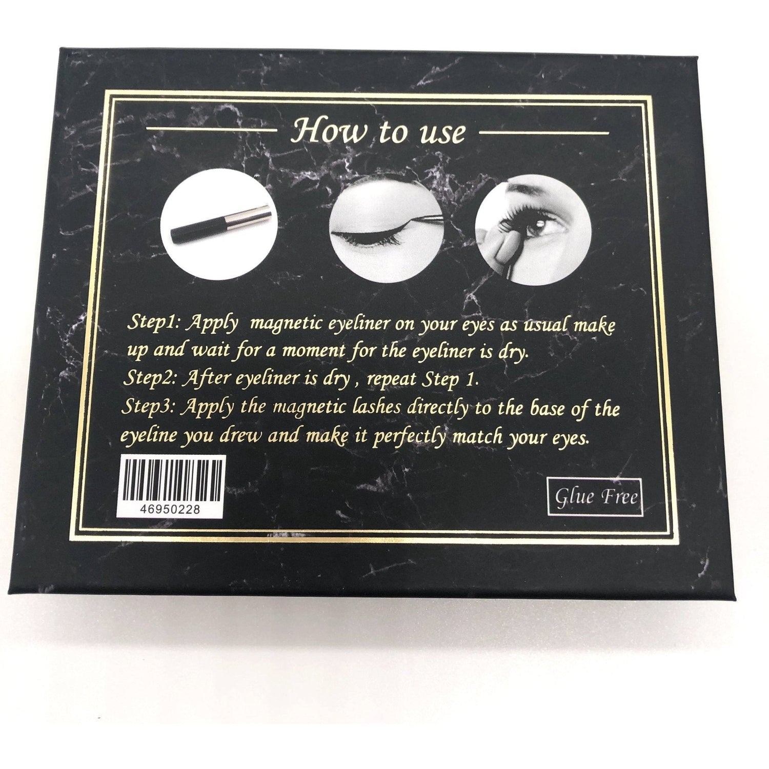 VIP Magnetic Lashes with Magnetic Eyeliner, 2 Pairs