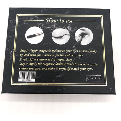 VIP Magnetic Lashes with Magnetic Eyeliner, 2 Pairs