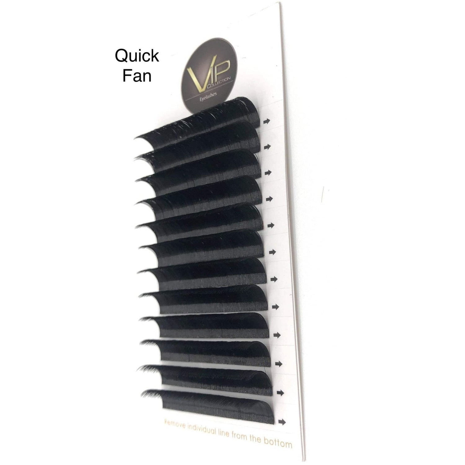 VIP Quick Fan Lash Extensions, 12 Lines 0.07 D Curl