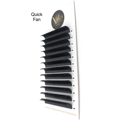 VIP Quick Fan Lash Extensions, 12 Lines 0.07 D Curl