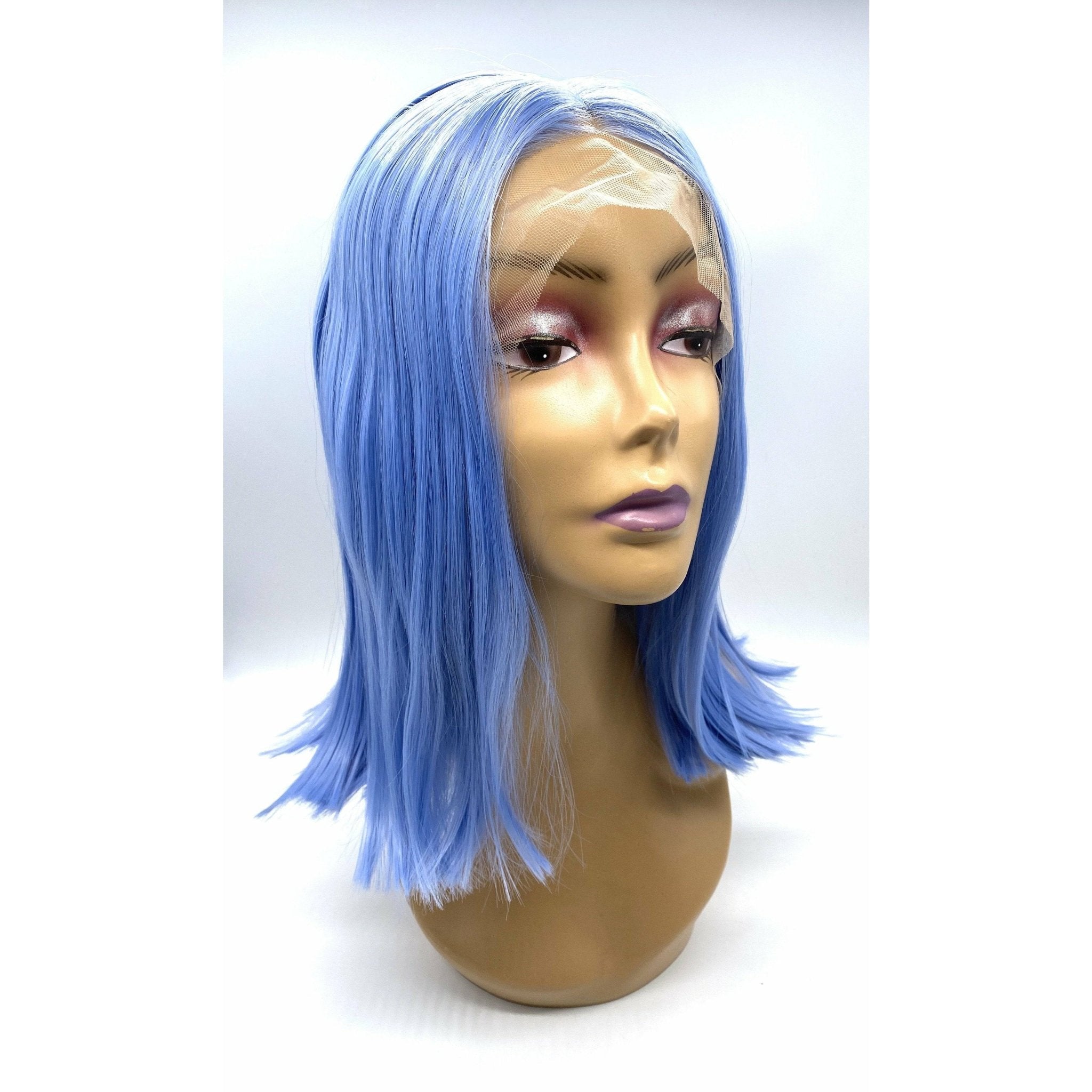 VIP Synthetic Lace Front Wig, 16", Color 1B/Silver