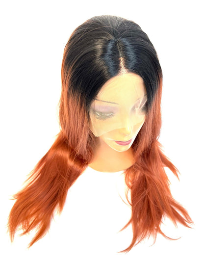 VIP Synthetic Lace Front Wig, 24", Color 1B/33
