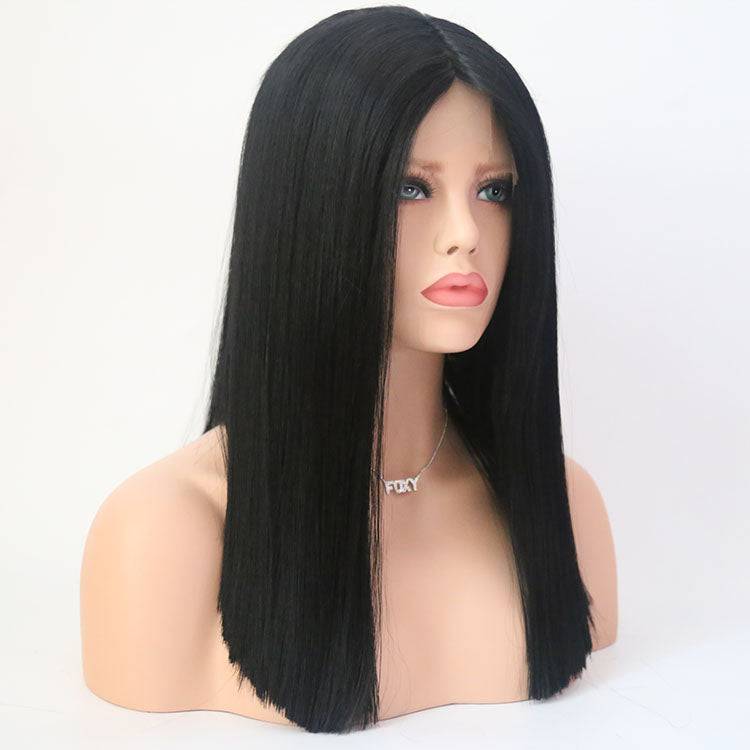 VIP Synthetic Lace Front Wig, 18", Color 1B (49)