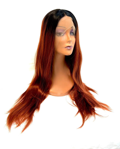 VIP Synthetic Lace Front Wig, 24", Color 1B/33