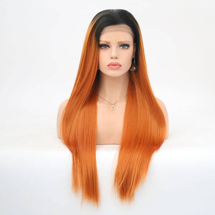 VIP Synthetic Lace Front Wig, 24", Color T1B/2738