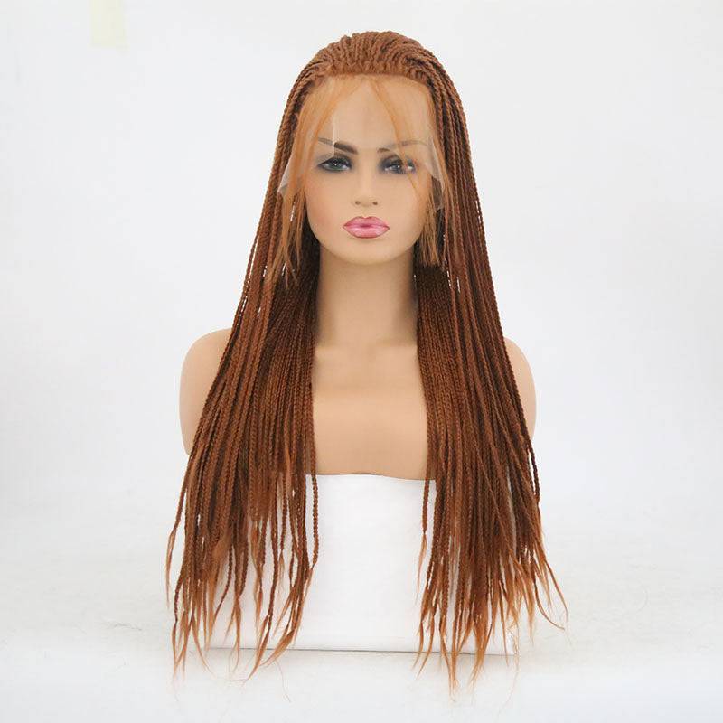 VIP Synthetic Lace Front Wig, Braided, 24", Color 30 (2)