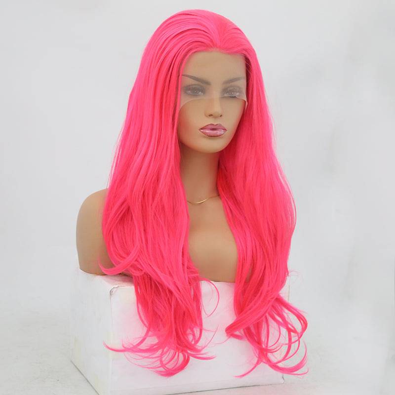 VIP Synthetic Lace Front Wig, Neon Pink