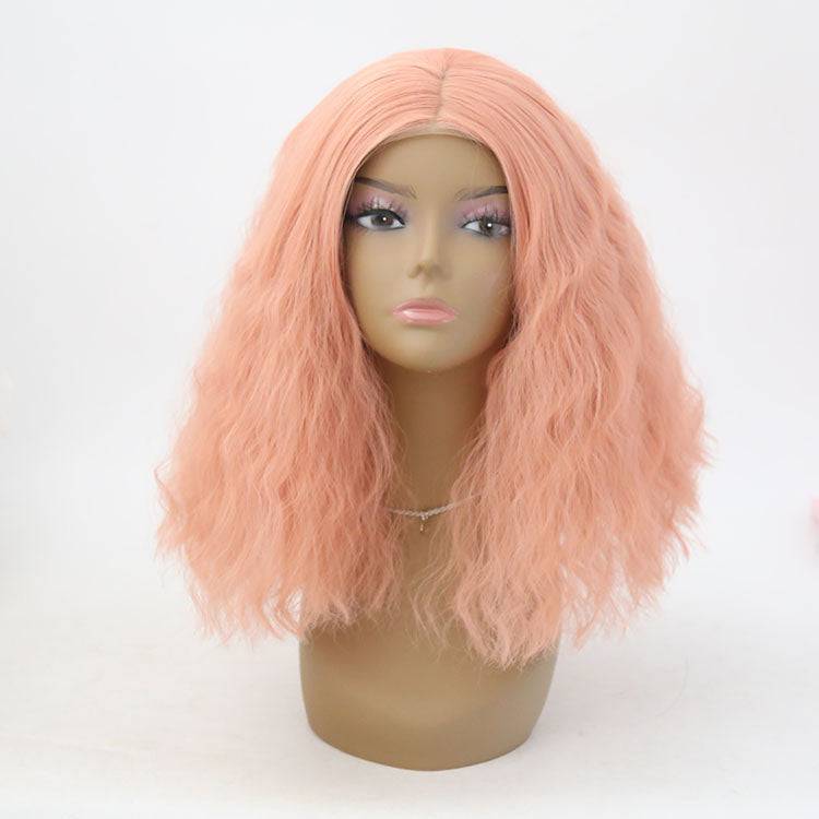 VIP Synthetic Lace Front Wig, Pink, 16", Color 1532