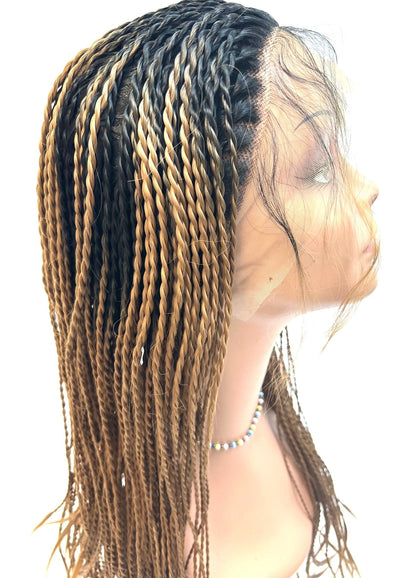 VIP Synthetic Wig, Twist Braids T1B/27