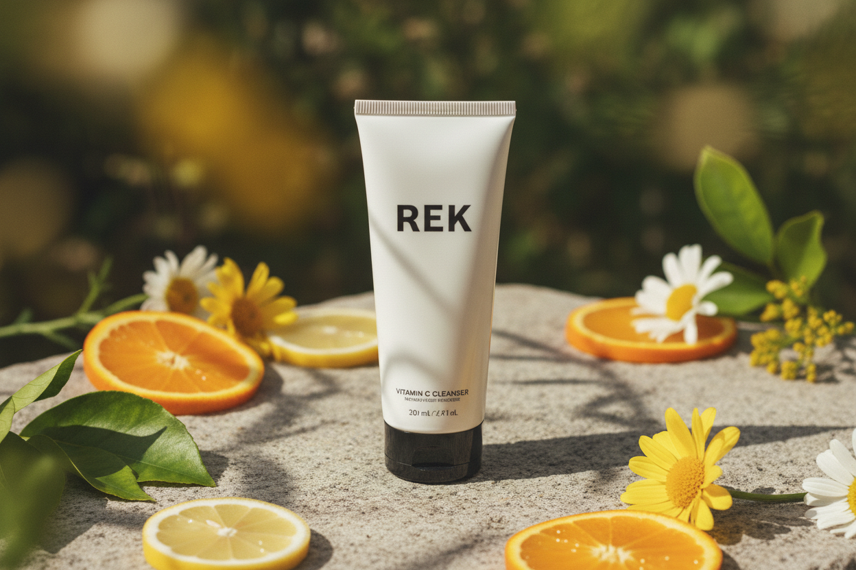 Vitamin C Cleanser – Brightening &amp; Hydrating Face Wash | REK Cosmetics by REK Cosmetics