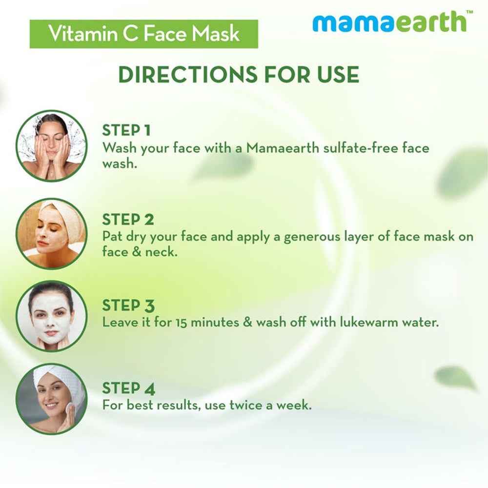 Mamaearth Vitamin C Face Wash &amp; Sleeping Mask For Skin Illumination Combo