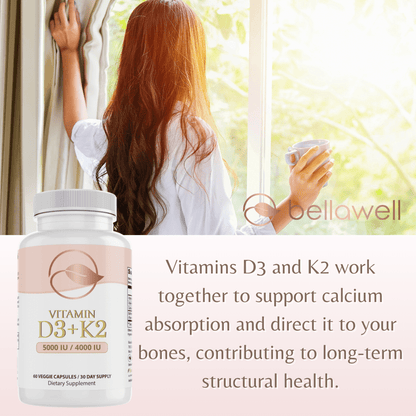Vitamin D3 &amp; K2 - Sunshine Boost by Bellawell