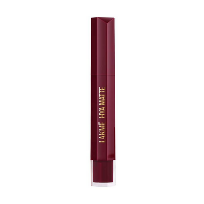 Lakme 9to5 Hya Matte Liquid Lipstick + Hyaluronic Acid - PowerhousePlum