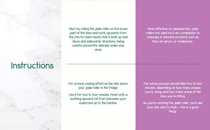 Jade Roller & Gua Sha Gift Box Set - Natural Facial Massage Tools for Anti-Aging - DestGlow