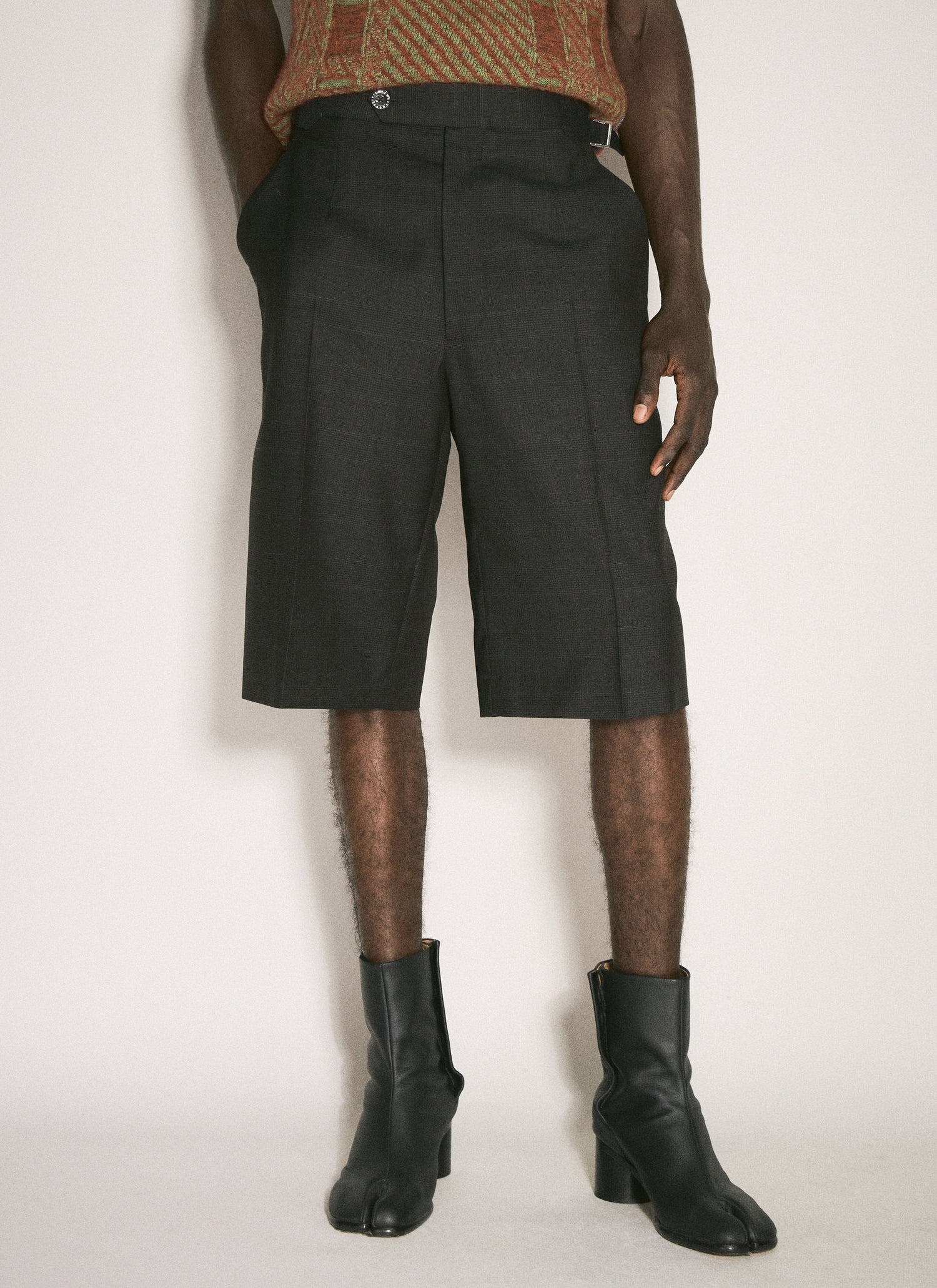 Vivienne Westwood Men Humphrey Wool Shorts by Luosophy