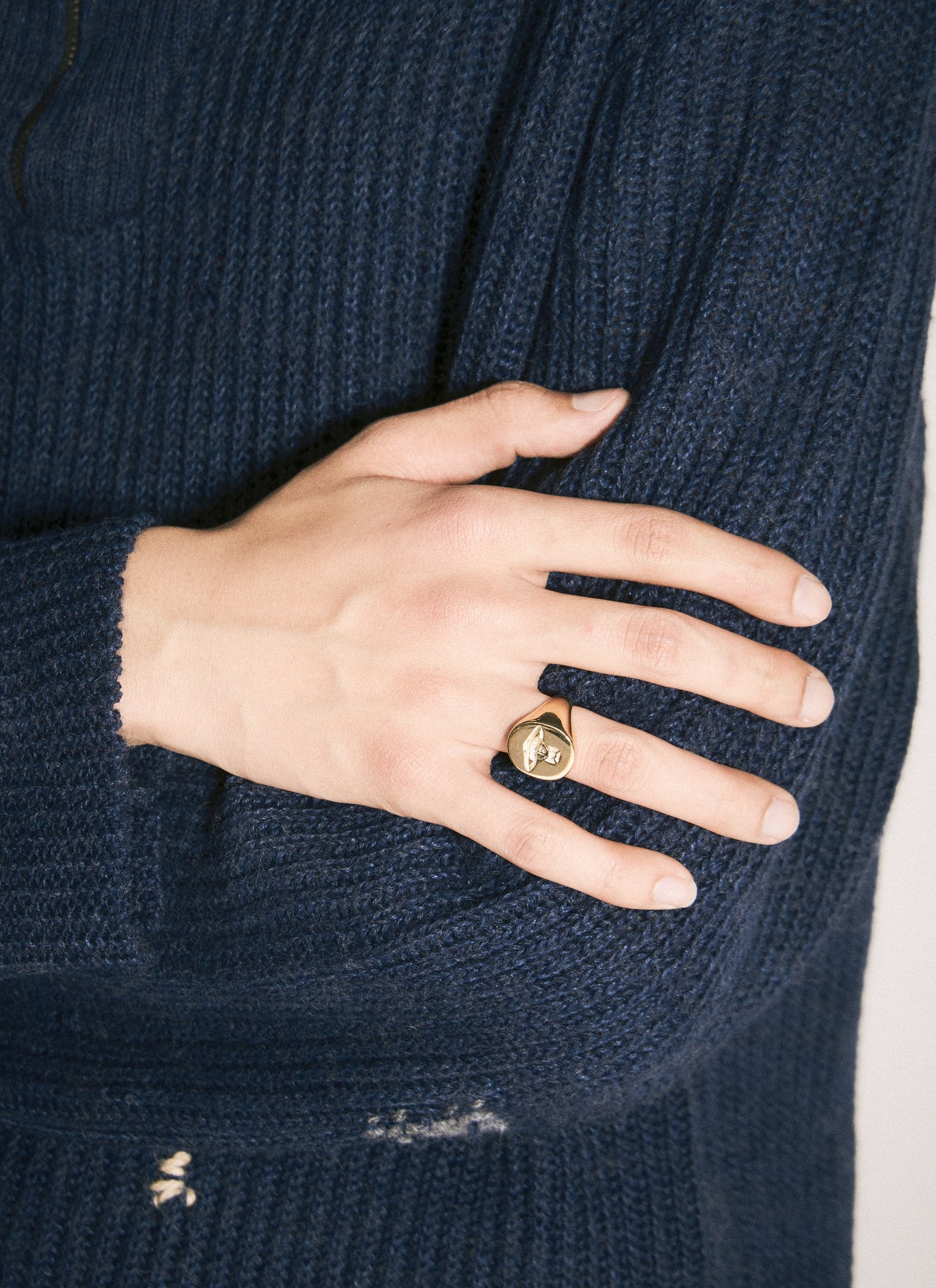 Vivienne Westwood Men Seal Ring by Luosophy