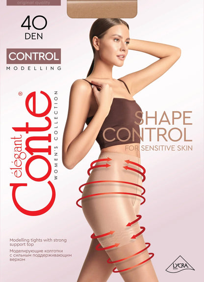 Tights Conte Control 40 Den - Ultra Slimming by TheRanok.com