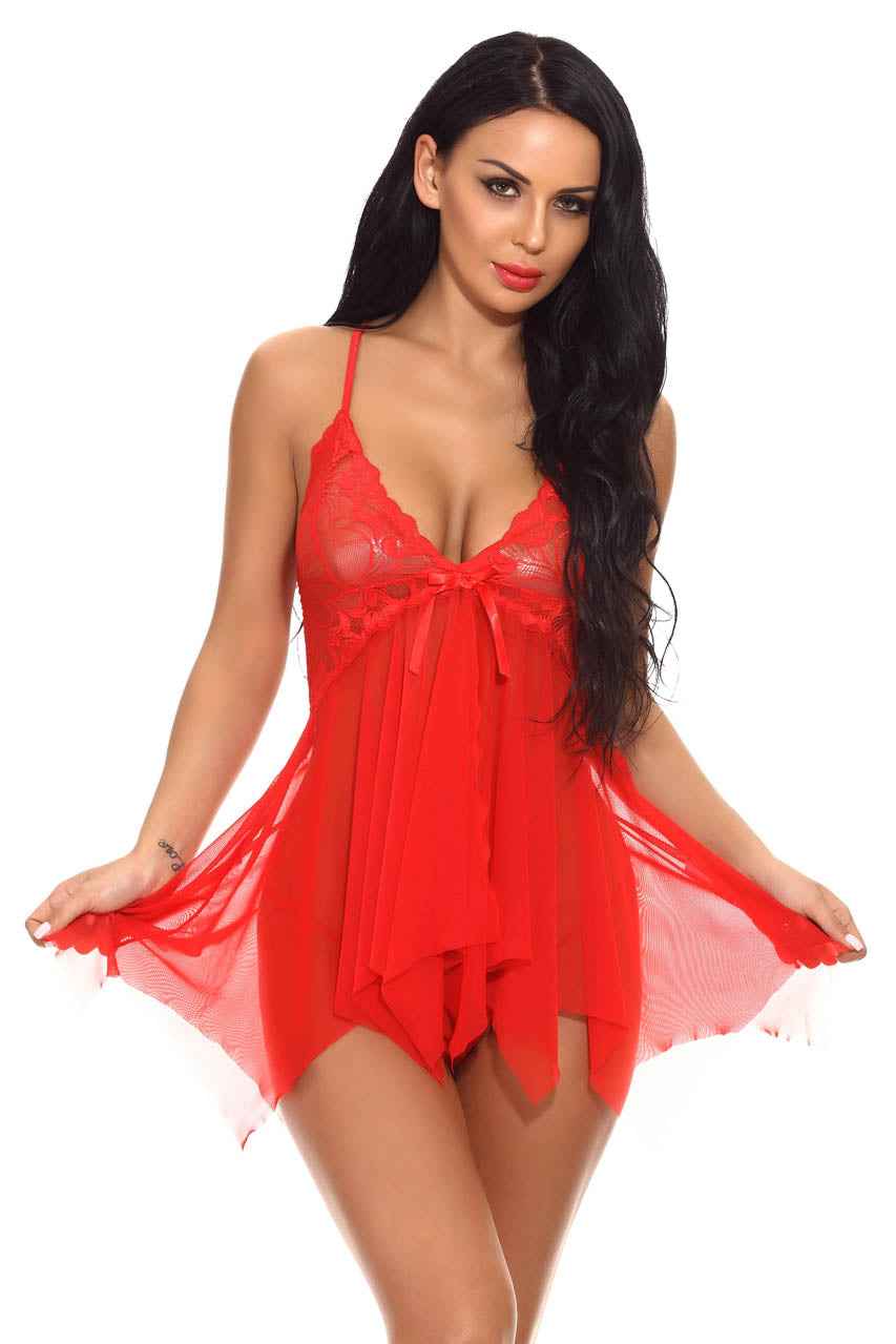 Mesh Handkerchief Babydoll