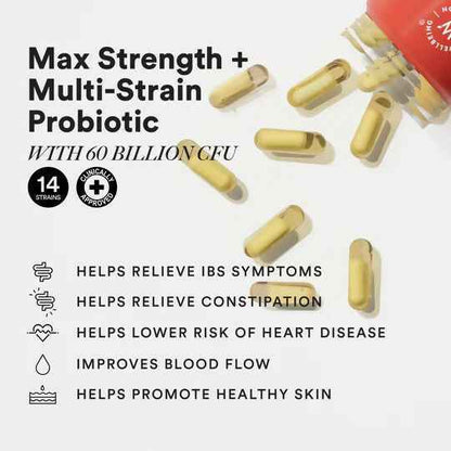 Wellbeing Nutrition Slow Daily Probiotics Capsules
