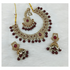 Joban Fashion Maroon Stone Work Necklace Set