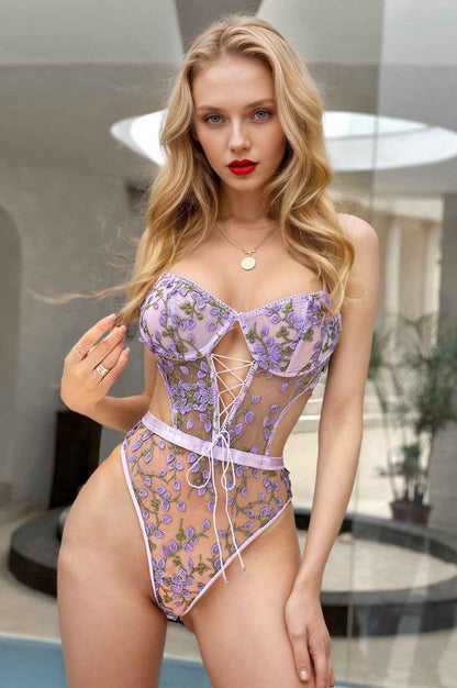 Garden Party Lingerie Teddy