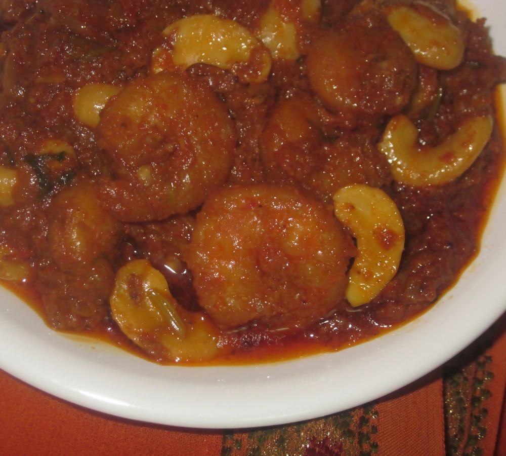 Konaseema Kaju (Jeedipappu) Prawn Pickle