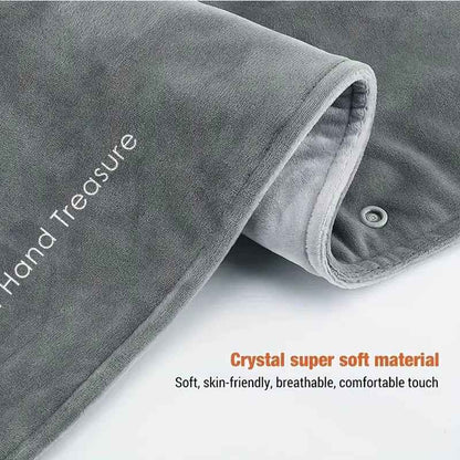 HeatEase™ Graphene Quick-Heating Pad – Adjustable Temp &amp; Timer, USB-Powered