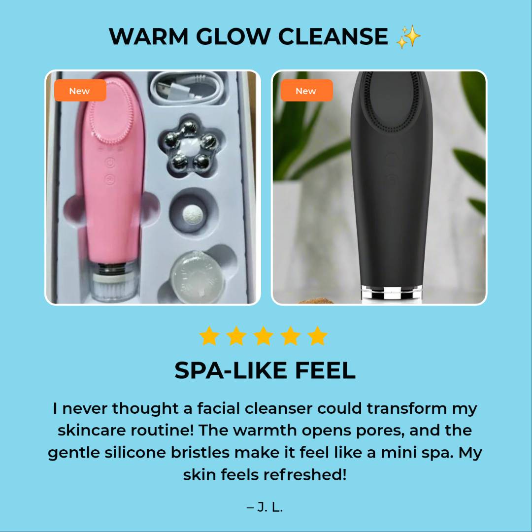 Warm Sensation Facial Cleanser - Deep Pore Cleansing &amp; Exfoliating Face Wash - DestGlow