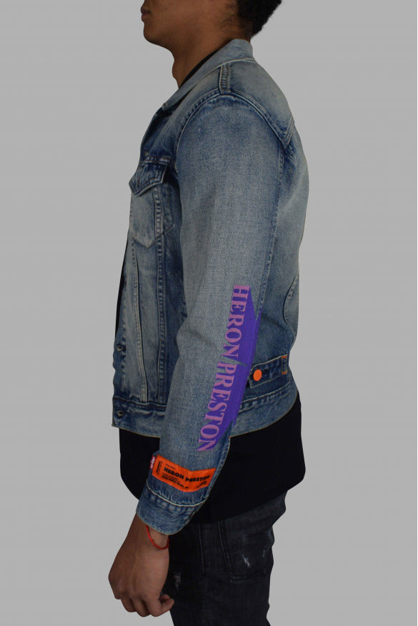 Heron Preston Men Denim Jacket by Luosophy