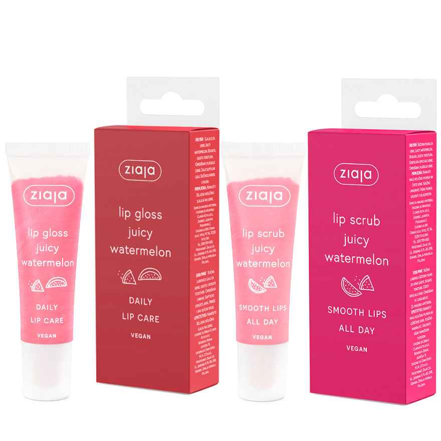 Juicy Watermelon Lip Gloss &amp; Scrub Bundle