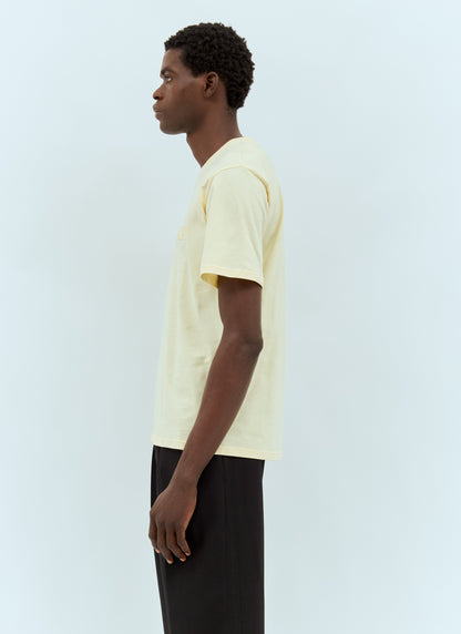 Wales Bonner Men Logo Embroidery T-Shirt by Luosophy