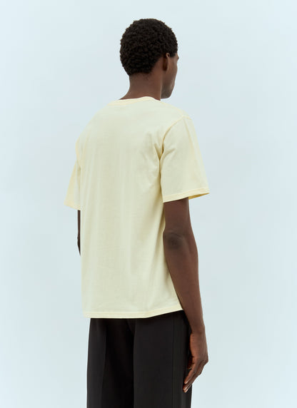 Wales Bonner Men Logo Embroidery T-Shirt by Luosophy