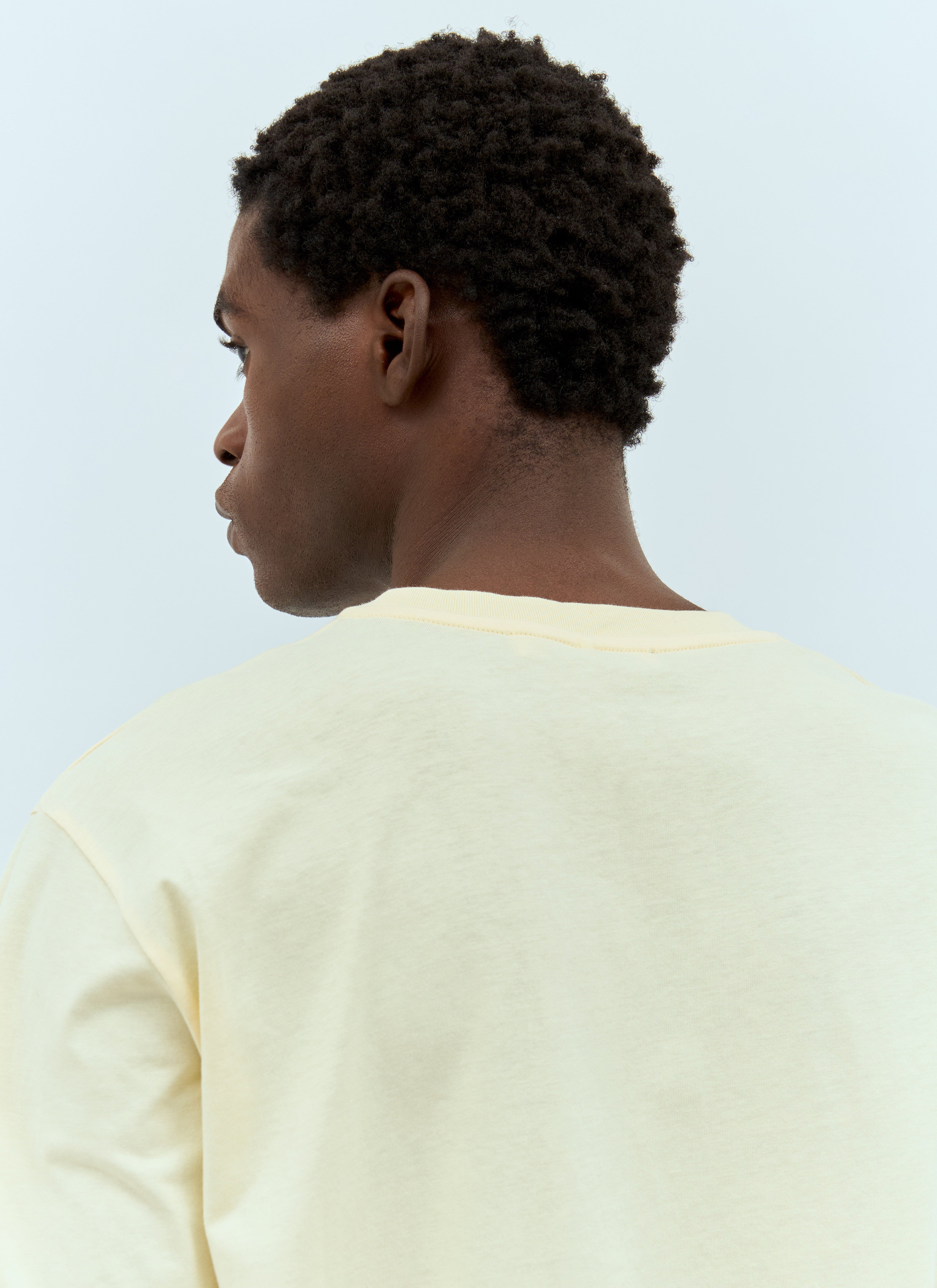 Wales Bonner Men Logo Embroidery T-Shirt by Luosophy