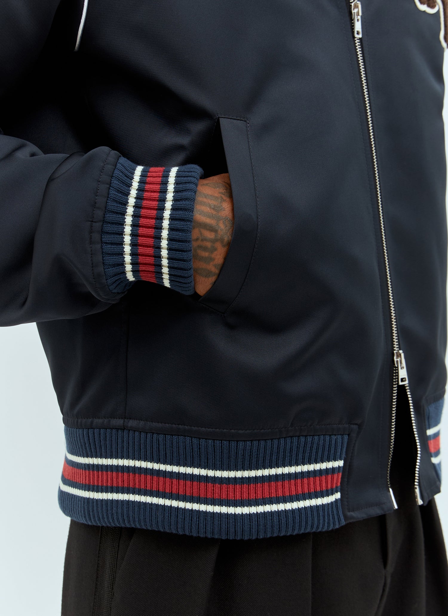 Wales Bonner Men Marvel Bomber Jacket by Luosophy