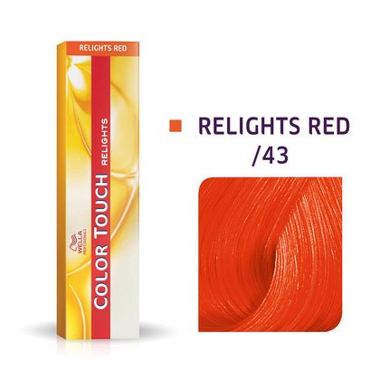 Wella Color Touch Relights /43 Red Gold, 2 oz