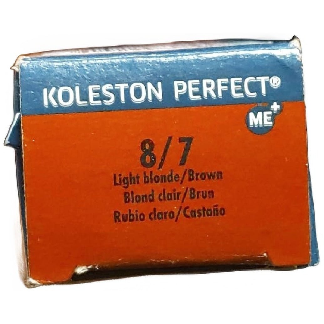 Wella Koleston Perfect Me+ Permanent Creme Hair Color 8/7 Light Blonde Brown