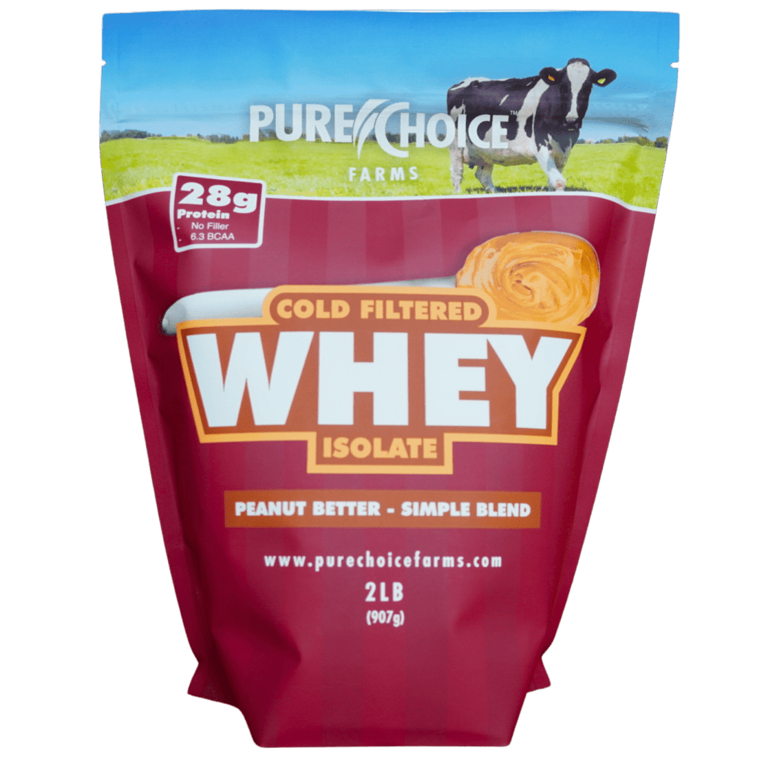 Whey Protein Isolate Peanut Better by Pure Choice Farms