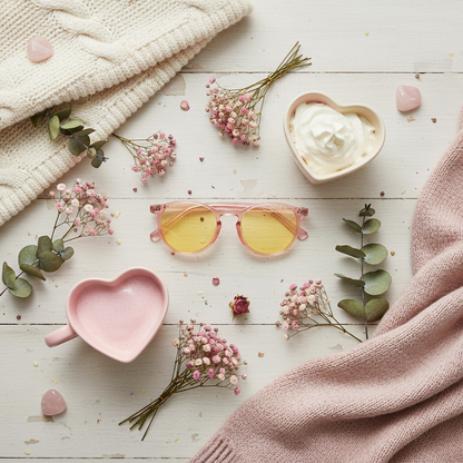 Rose Quartz Blue Light Blocking Glasses - DreamWalkerz Crystal Collection by DreamWalkerz