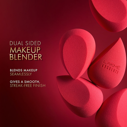 Lakme Absolute Makeup Master Tools - Dual Ended Sided Beauty Blender