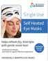 Heated Eye Masks Single Use - 10 Pack by Wizard Research