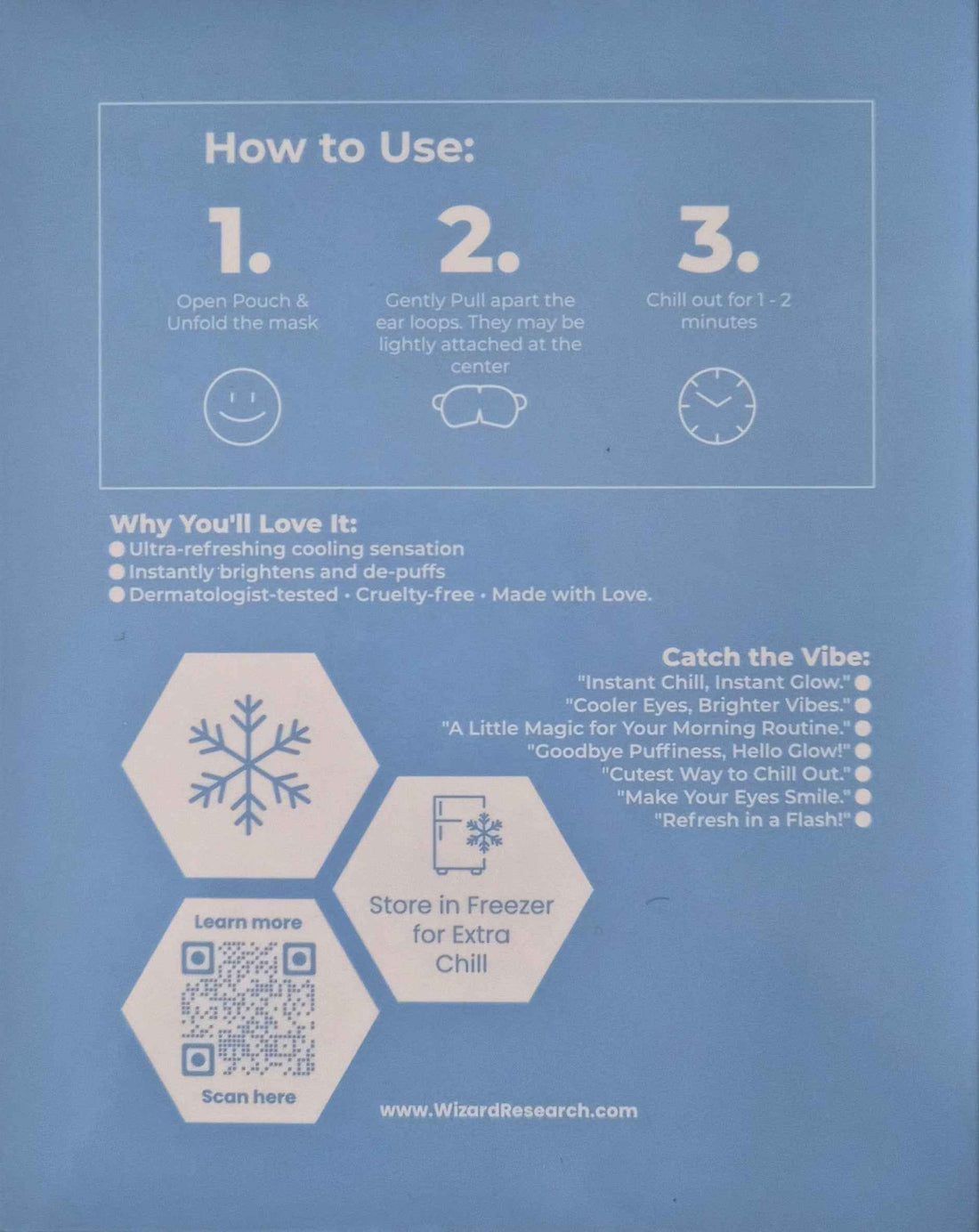 Cooling Eye Masks to Reduce Morning Puffiness 10 Pack