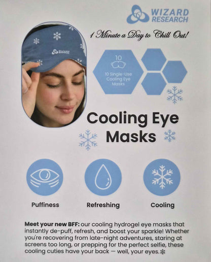 Cooling Eye Masks to Reduce Morning Puffiness 10 Pack