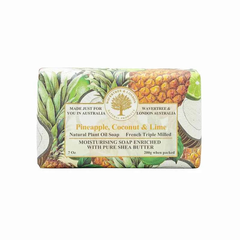 Wavetree &amp; London Pineapple, Coconut &amp; Lime French Triple Milled Soap 7oz