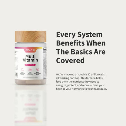 Daily Multivitamin for Women by Snap Supplements