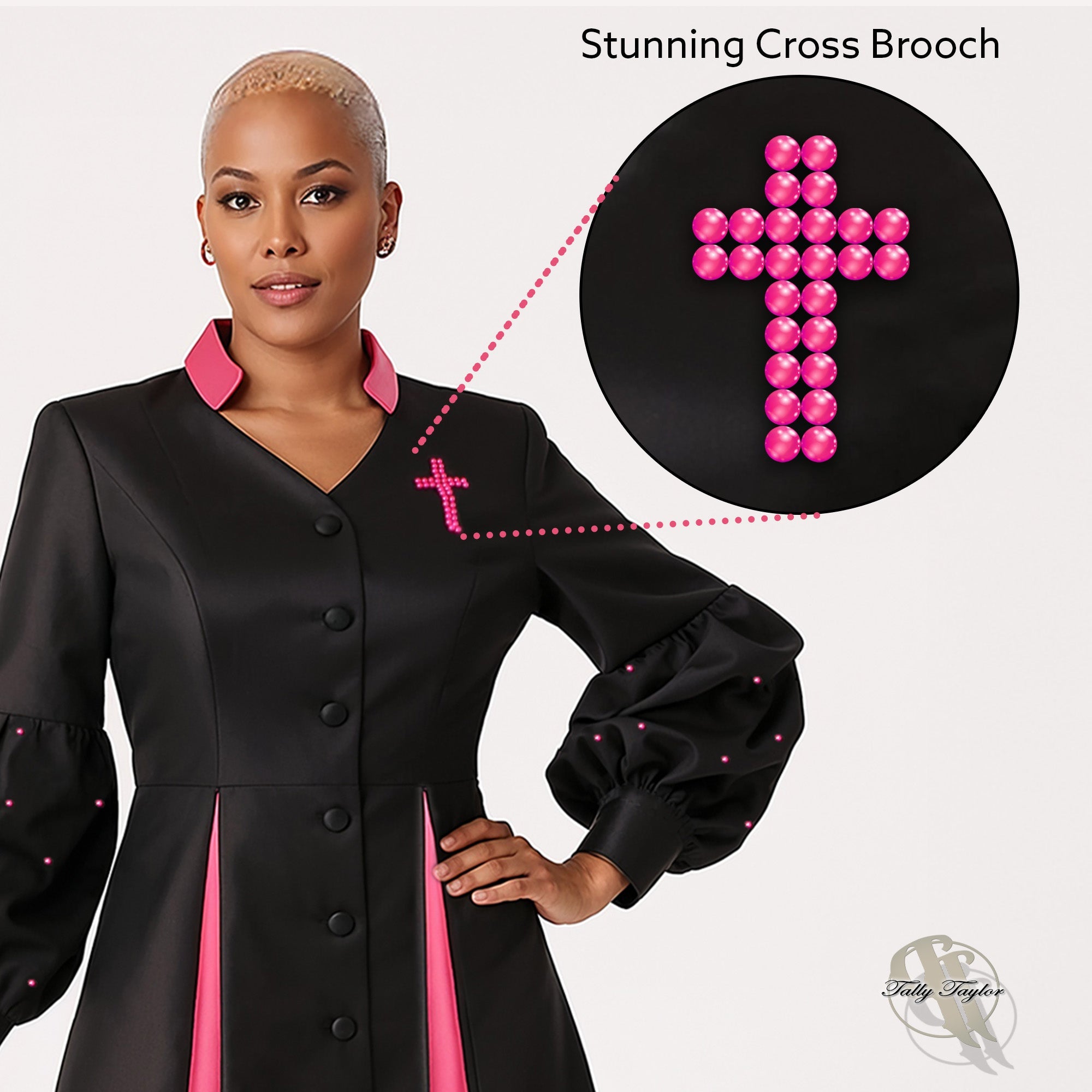 Women’s Modern Cassock Robe -4730 by Tally Taylor