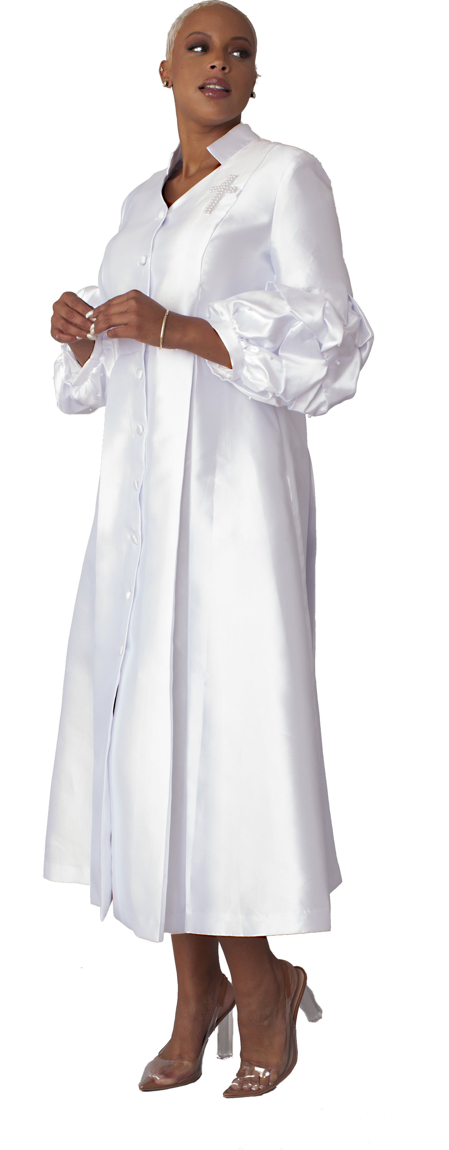 Women’s Plus Size Modern Cassock Robe -4730W by Tally Taylor