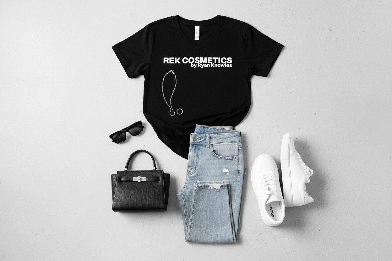 REK Cosmetics by Ryan Knowles V-neck Women&