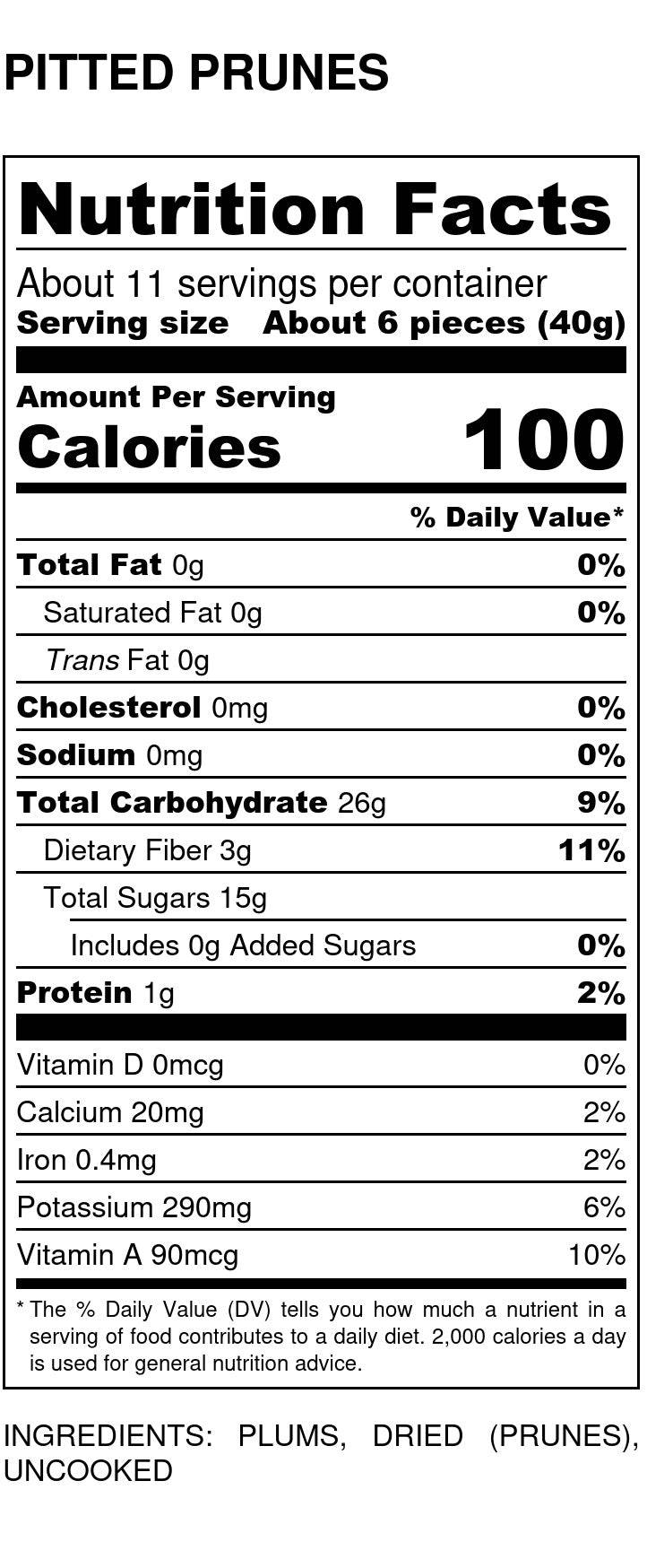 Prunes, Pitted, Organic by Country Life Natural Foods